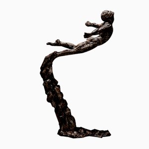 Scultura Ian Edwards - Leap Of Faith - Original Signed Bronze Sculpure 2017