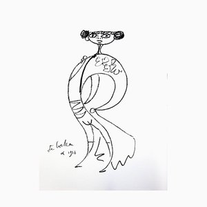 Jean Cocteau - Surrealista Torrero - Litografía original 1965