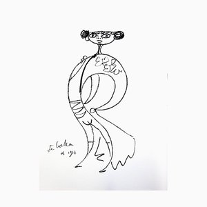 Jean Cocteau - Surrealista Torrero - Litografia originale, 1965