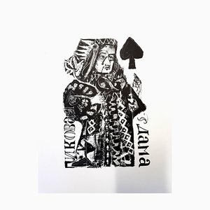 Antoni Clavé - Original Lithograph - For Pushkin's Queen of Spades 1946