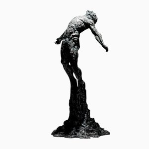 Ian Edwards - The Calling - Escultura Signed original de bronce 2017