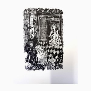 Antoni Clavé - Original Lithograph - For Pushkin's Queen of Spades 1946