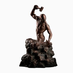 Ian Edwards - Creation of Self - Original Signierte Skulptur aus Bronze