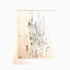 Jacques Germain -Untitled - Dibujo original firmado C.1970