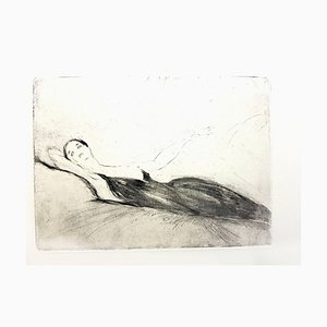 Jean Gabriel Domergue - Lying Woman - Original Radierung 1924