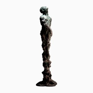 Ian Edwards - The Root Within - Escultura Signed original de bronce 2017