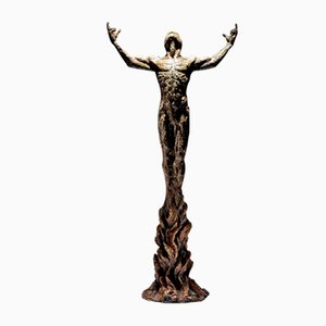 Ian Edwards - Born within Fire - Original Signed Bronze Sculpure 2017