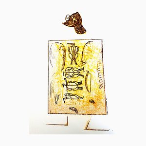 Litografia Max Ernst - The Soldier - Original 1972