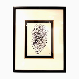 Jacques Germain -Unitled - Original Signed Ink C.1970