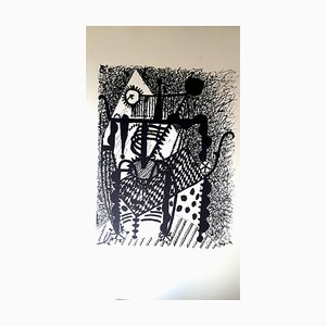 Pablo Picasso (after) Helene Chez Archimede - Wood Engraving 1955