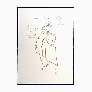 Lithographie Jean Cocteau - The Toreador - Original 1961