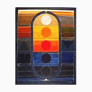 Sayed Haider Raza - Five Elements - Signed Lithograph