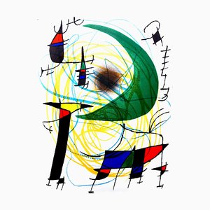 Joan Miro - Original Abstract Lithografie 1981