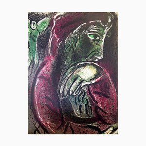 Litografía original Marc Chagall - The Bible - Trabajo - 1960