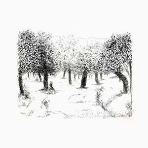 Gravure à l'Eau-Forte de Robert Lotiron 1946