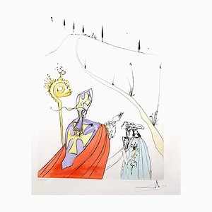Salvador Dali - The Sacred Love of Gala - Gravure Originale Signée 1974