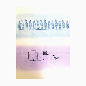 Max Ernst - The Soldier - Original Lithographie 1972