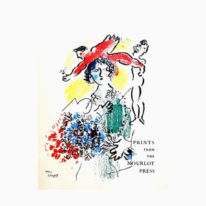 Marc Chagall - Cover - Litografia originale, 1964