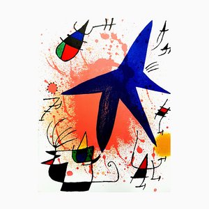 Joan Miro - Original Abstract Lithograph 1981
