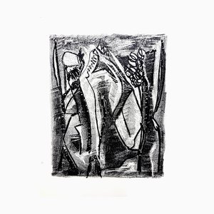 Lithographie Jean-Michel Atlan - Kafka - Original 1946