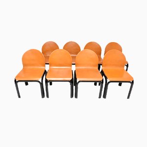 German Chairs by Gae Aulenti for Knoll, Set of 8