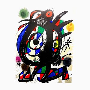 Joan Miro - Original Abstract Lithographie 1976