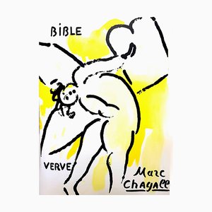 Litografía original de Marc Chagall - The Bible 1956