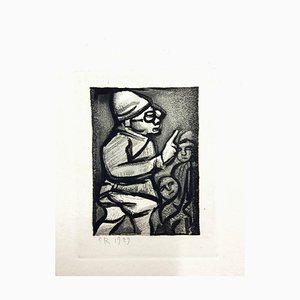 Georges Rouault - Originalgravur - Ubu the King 1929