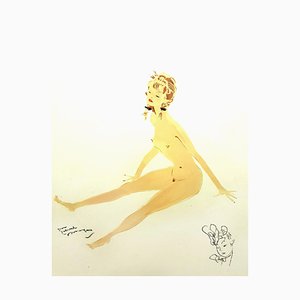 Domergue - Sublime - Signierte Originale Lithographie von 1956