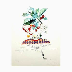 Salvador Dali - Cherries - Original Hand-Signed Lithograph 1969