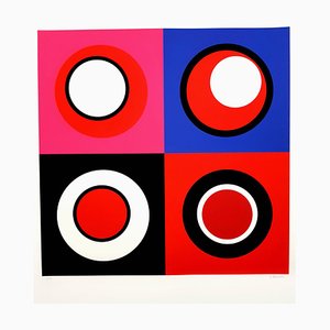 Litografia Geneviève Claisse - Kinetic Composition II 2014