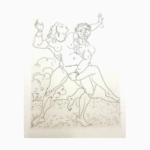 Acquaforte originale del 1938 di André Derain - Heroides di Ovidio