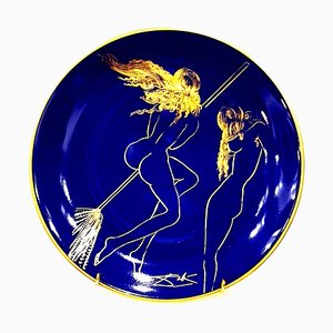 Sabat - Porcellana Limoges blu e oro, 1968