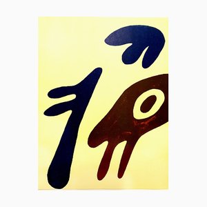 Lithographie Jean Arp 1962