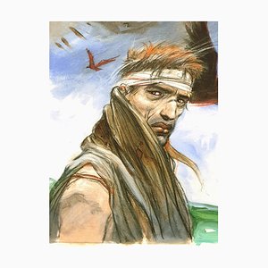 Litografia Enki Bilal - Gaze - Original 2012