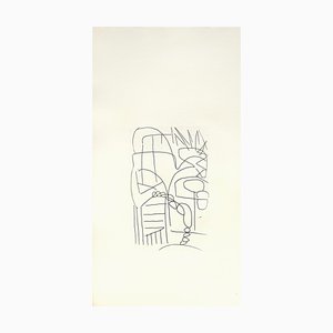 André Lanskoy - Composition - Grabado Original 1960