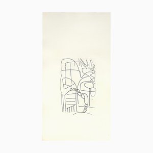 André Lanskoy - Composition - Original Etching 1960