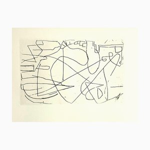 André Lanskoy - Composition - Original Radierung 1960
