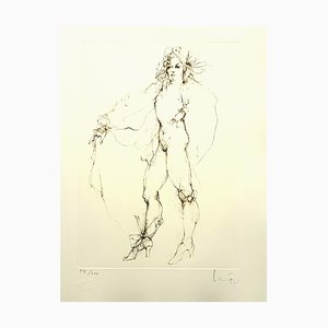 Lithographie Leonor Fini - Fearless - Original Handsigned 1986