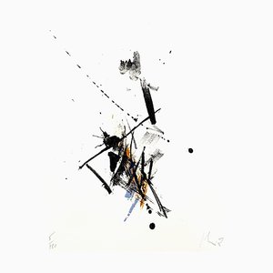 Litografia originale firmata Jean Miotte