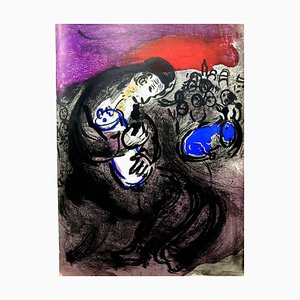 Lithographie de Marc Chagall - The Bible - Original 1956