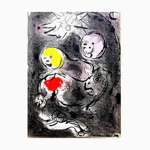 Litografía original de Marc Chagall - The Bible 1956