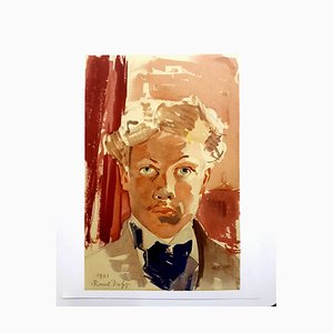 Raoul Dufy (after) - Autoportrait - Lithograph 1965