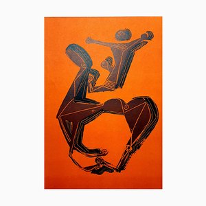 Lithographie Marino Marini - Rider - Original 1955