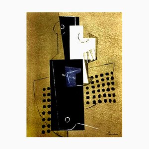 d'après Georges Braque - Cubism - Pochoir 1956