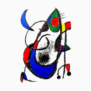 Joan Miro - Original Abstract Lithograph 1975