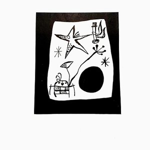 Contraportada, de Joan Miro de Jacques Prevert & Georges Ribemont-Dessaignes 1956