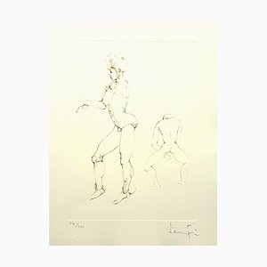 Leonor Fini - Playing - Original Handsigned Lithograph 1986