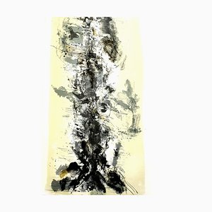 Zao Wou-ki - Litografía original - Abstract Composition 1962