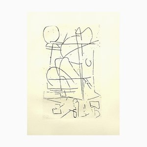 André Lanskoy - Composition - Grabado Original 1960